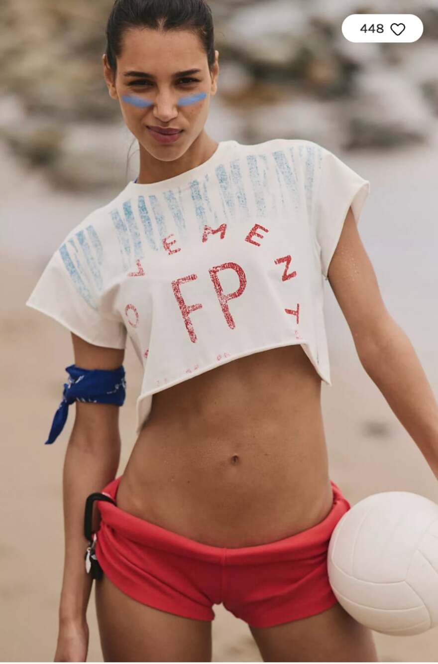 FP Movement Hot Shot Graphic Cropped Tee